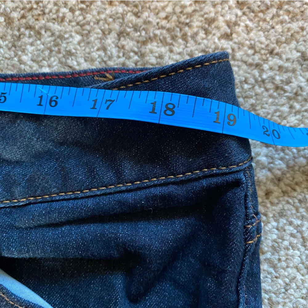 Lane Bryant Bootcut Jeans, 18, Dark Wash Blue Western Wide Leg - Picture 4 of 6